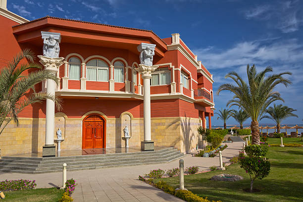 dom wakacyjny na arabian coast - villa house marble tropical climate zdjęcia i obrazy z banku zdjęć