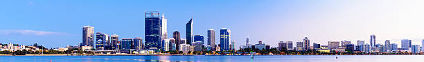 istock Panoramic View of the Perth City Skyline in Australia 174819124