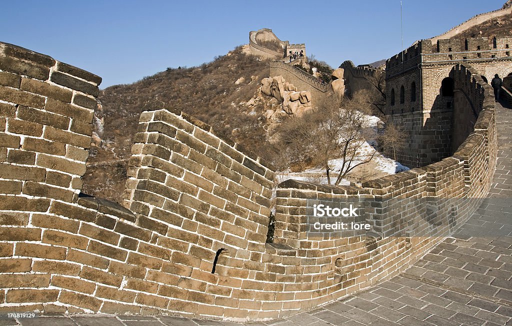 Wielki Mur, w Badaling - Zbiór zdjęć royalty-free (Azja)