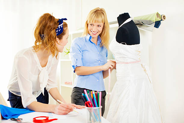 istock Cheerful Young Women Dressmaker. 174819308