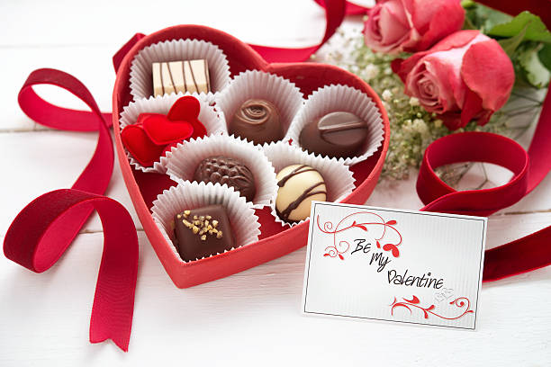 istock Pralines with Valentine Card 174819328