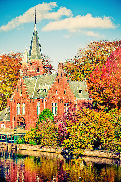 istock Minnewater House In Bruges, Belgium 174819510