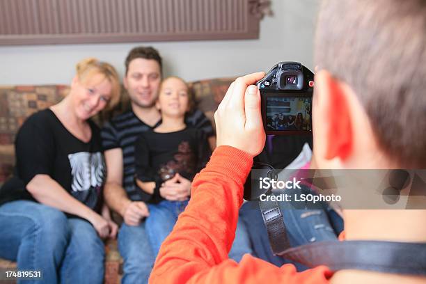 Family Portrait Stock Photo - Download Image Now - 30-39 Years, Adult, Boys