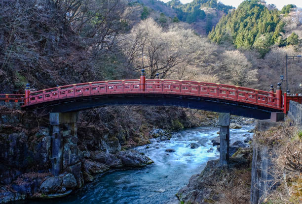istock Sacred Bridge Shinkyo in Nikko, Japan 1748196759