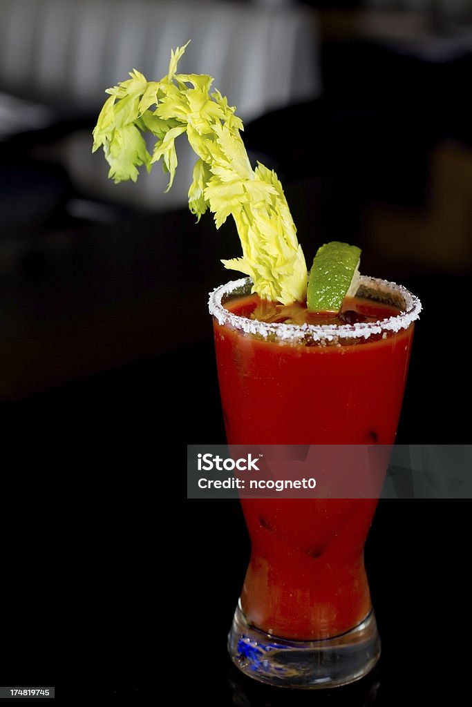 Bloody Mary al the bar - Foto stock royalty-free di Alchol
