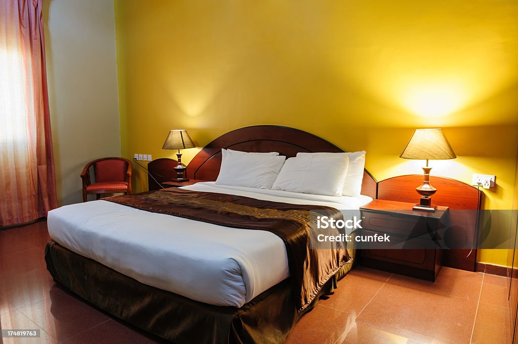 Luxuoso quarto de Hotel de - Foto de stock de Apartamento royalty-free