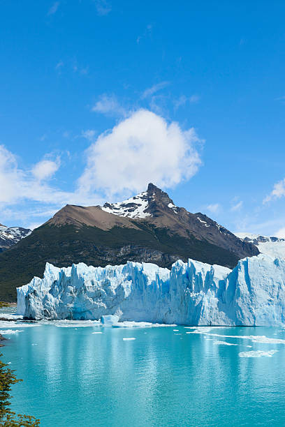 glaciar moreno parque nacional perito na argentina, patagônia - patagonia ice shelf vertical argentina imagens e fotografias de stock