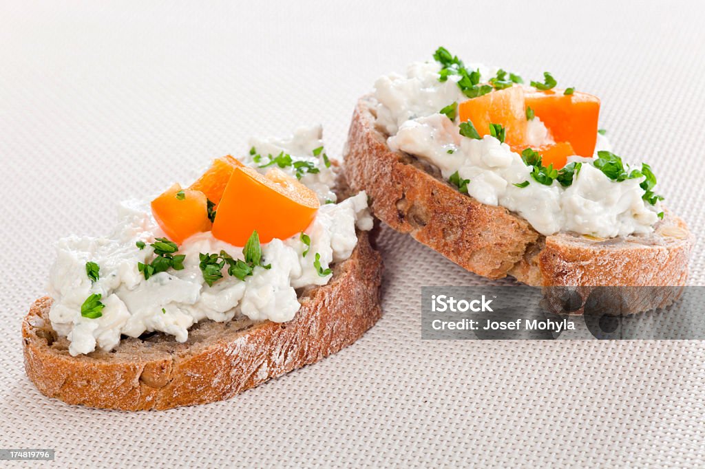 パン、チーズスプレッド - おやつのロイヤリティフリーストックフォト
