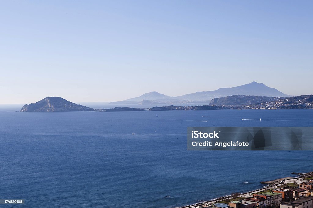 Pozzuoli Küste, die Bucht von Neapel, Italien - Lizenzfrei Anlegestelle Stock-Foto