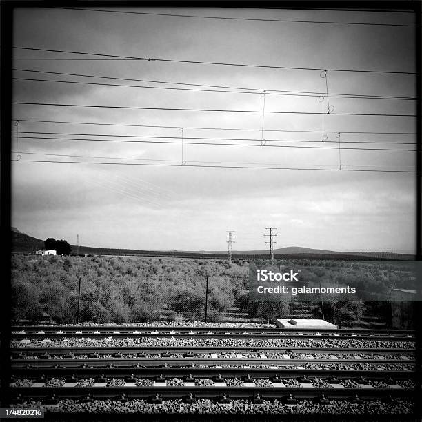 Ferrovia Spagnolo - Fotografie stock e altre immagini di Astratto - Astratto, Ferrovia, Ambientazione esterna