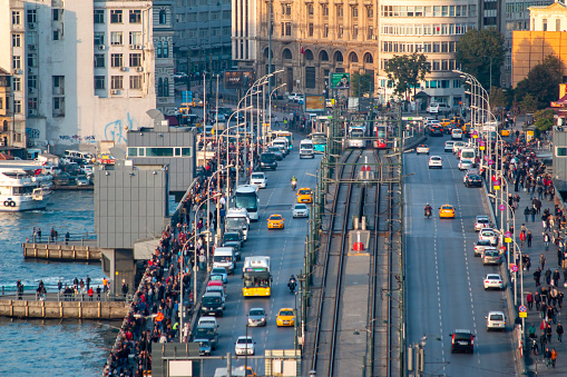 Galata Bridge and Karakoy in Istanbul