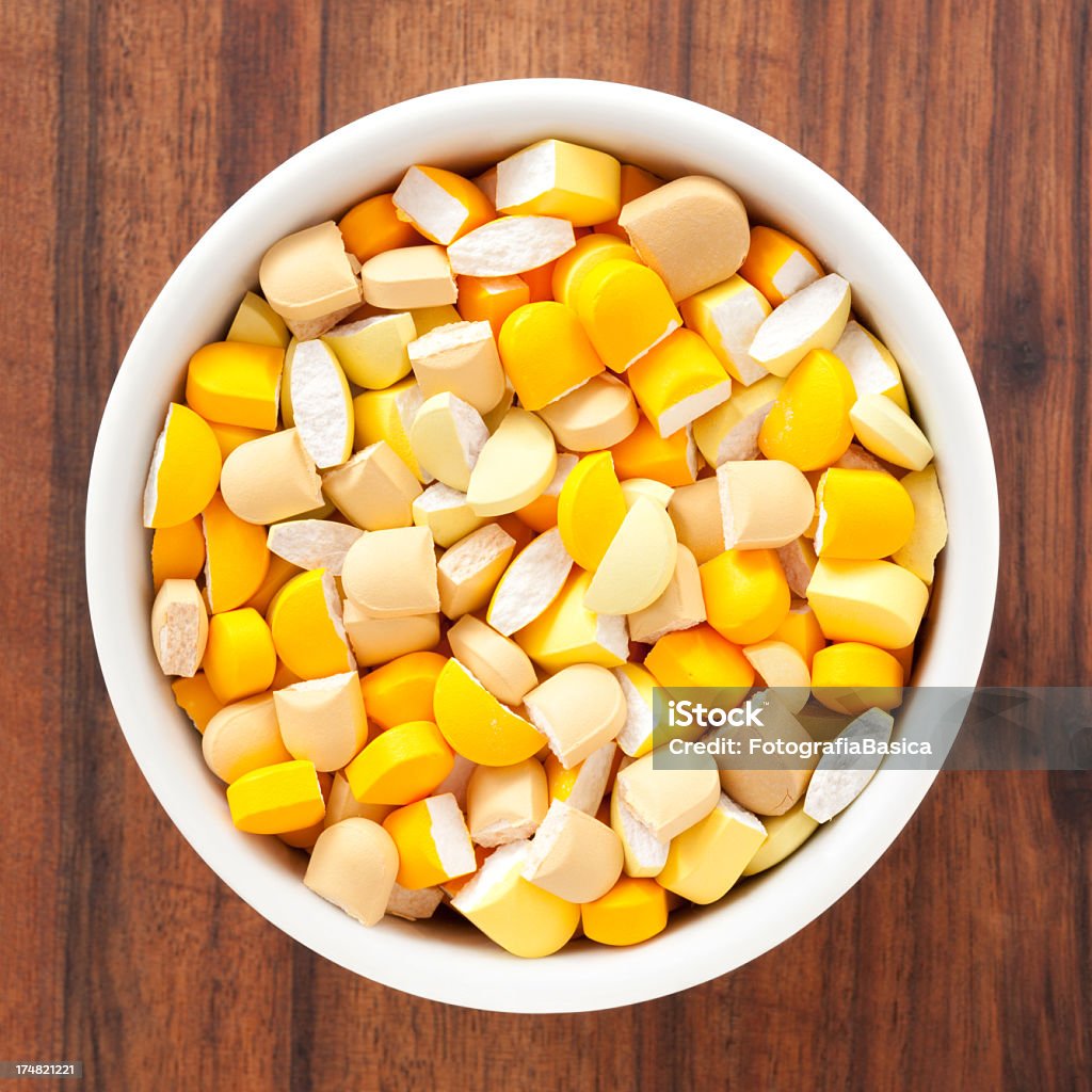 薬プロークン黄色 - アスコルビン酸のロイヤリティフリーストックフォト