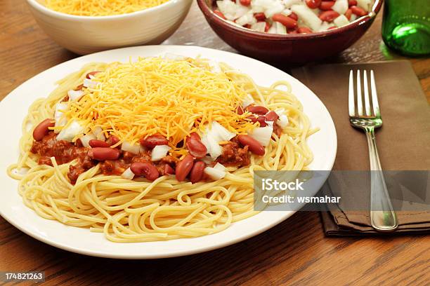 Cincinnati Chili Stock Photo - Download Image Now - Chili Con Carne, Chili Pepper, Cincinnati