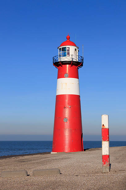 istock lighthouse of Westkapelle along the Dutch coast 174821320