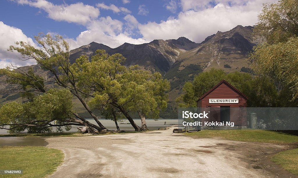 Glenorchy, Nuova Zelanda - Foto stock royalty-free di Albero