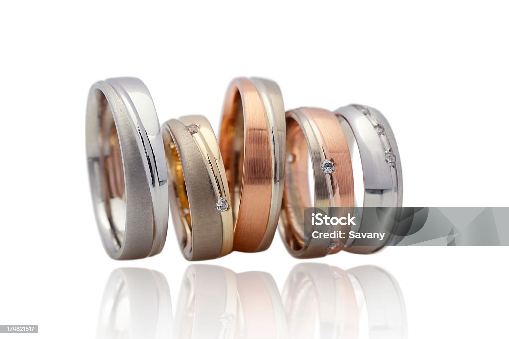 Weddins Ringe - Lizenzfrei Metall Stock-Foto