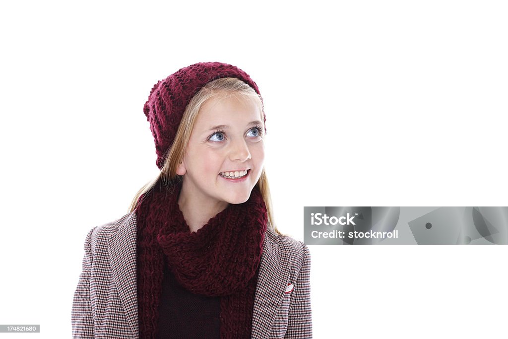 Graziosa giovane Ragazza sorridente con copyspace - Foto stock royalty-free di 14-15 anni