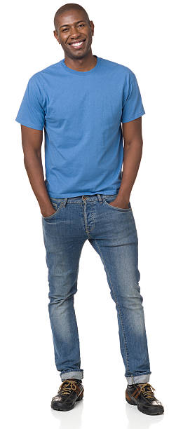istock Smiling Casual Young Man Full Length Portrait 174821782