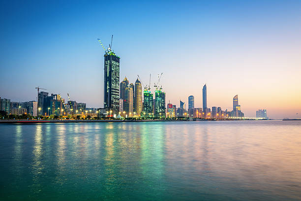 istock Abu Dhabi Cityscape Twilight Scene 174822264