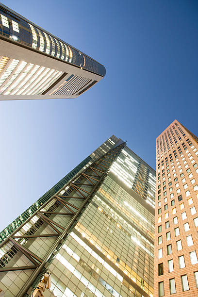 istock Shimbashi building  at night, Tokyo Japan 174822282