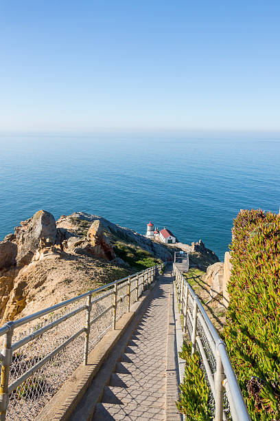 istock Point Reyes National Seashore: Lighthouse and Descending Staircase 174822356