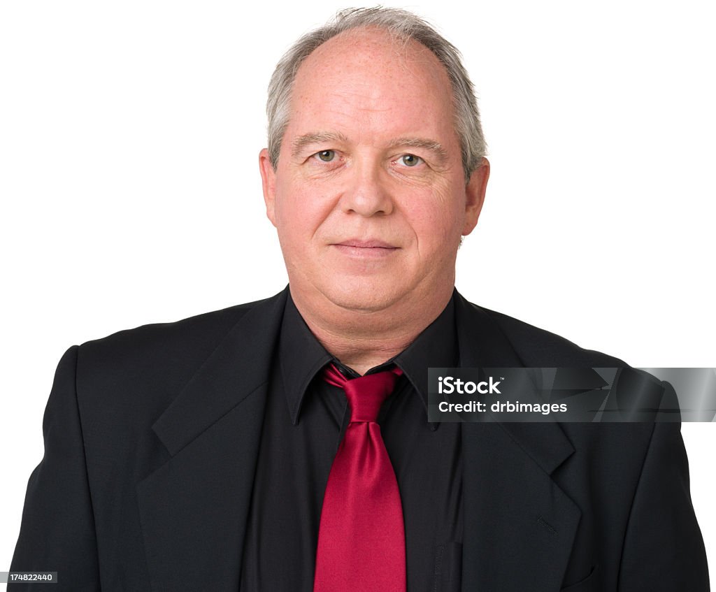 Retrato de homem maduro em paletó e gravata - Foto de stock de 50 Anos royalty-free