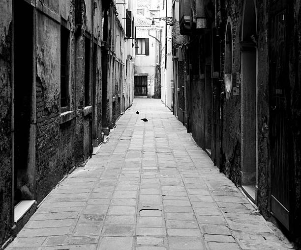 istock Alley. Black And White 174822511