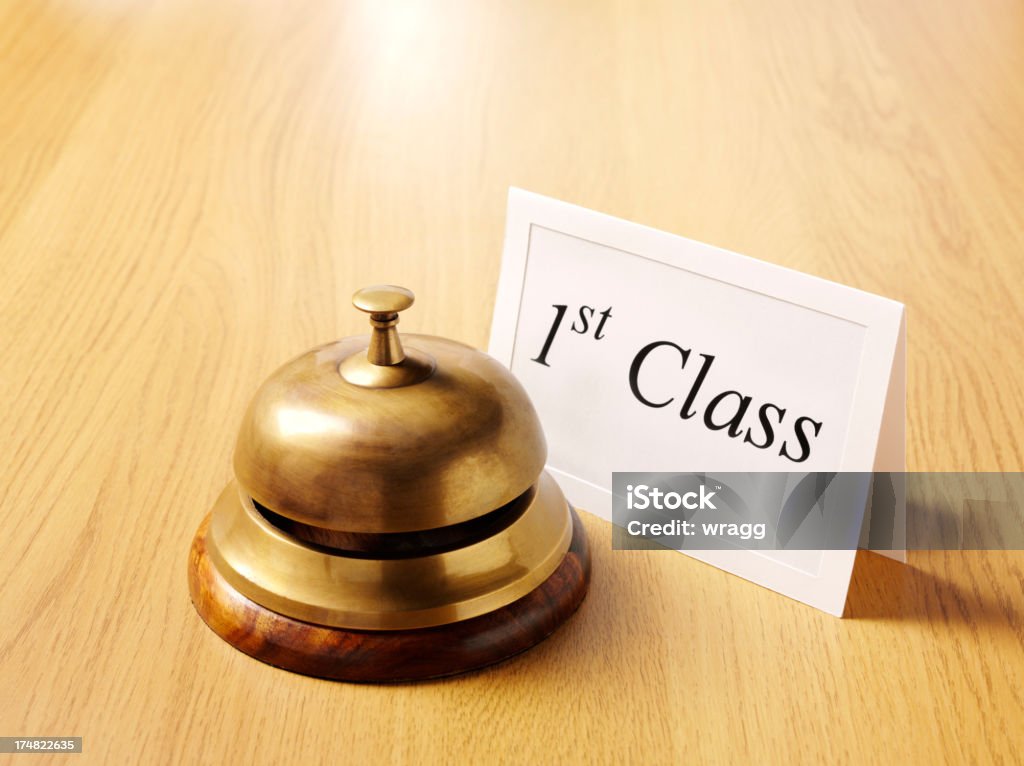 1 da classe st cartão o porteiro Bell - Royalty-free Assistência Foto de stock