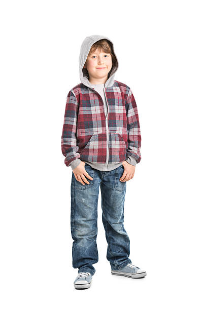 istock 8 years old boy with wearing hood 174822854