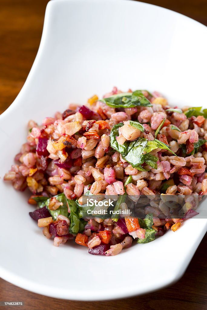 Ensalada de cebada - Foto de stock de Aceite de oliva libre de derechos