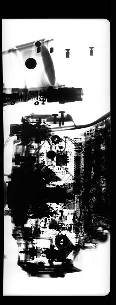 x 線の内側に機械機器 - radiogram photographic image ストックフォトと画像