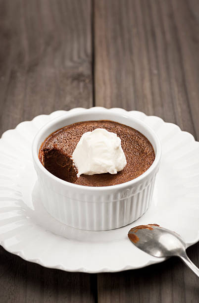 istock Chocolate Pot de Creme or Custard with Whipped Cream 174823428