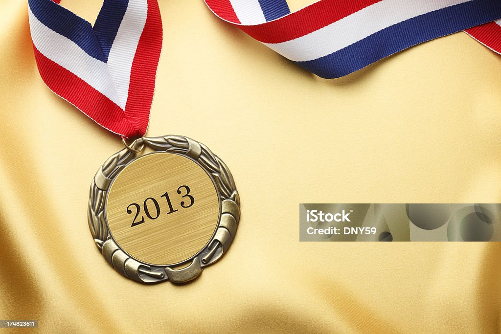 Medalla de oro - Foto de stock de 2013 libre de derechos
