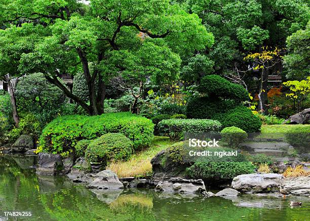 Photo libre de droit de Jardin Japonais banque d'images et plus d'images libres de droit de Arbre - Arbre, Asie, Automne