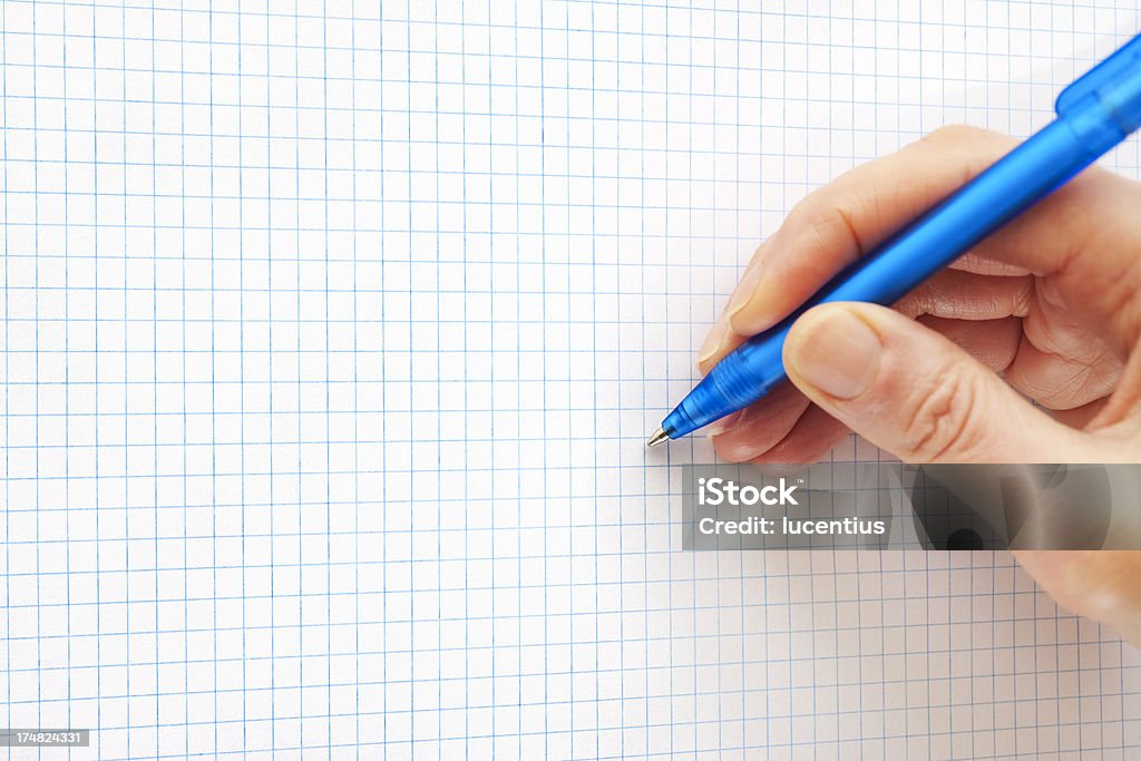 Diagramme Plot - Photo de Main humaine libre de droits