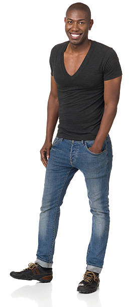 istock Cheerful Smiling Young Man Full Length Portrait 174824426