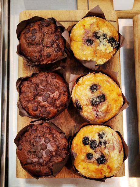 istock Chocolate and Blueberry muffins 1748244409