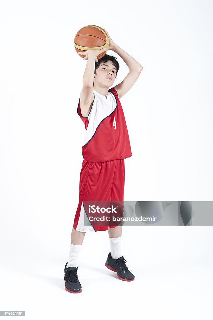 若いバスケットボール選手 - 1人のロイヤリティフリーストックフォト