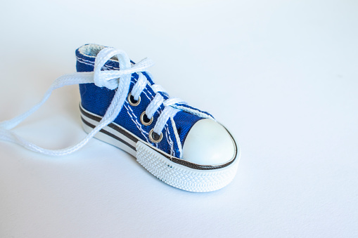 Isolated new born shoes