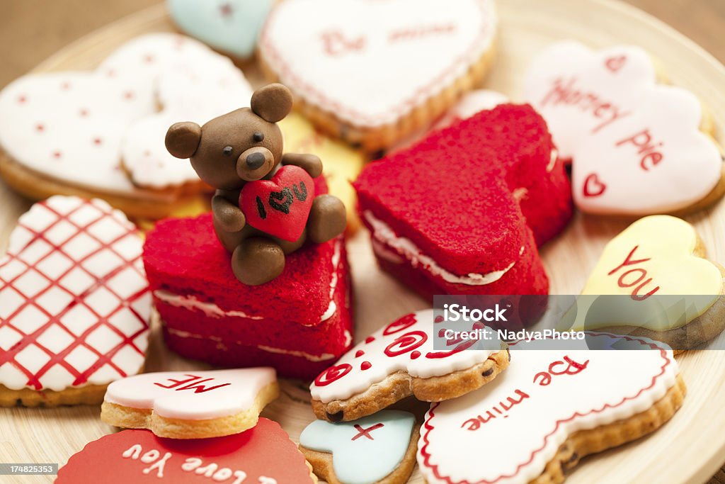 Valentine "s Cookies - Photo de Aliment libre de droits