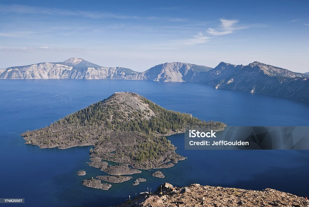 Mágico da ilha e Lago Crater - Foto de stock de América do Norte royalty-free