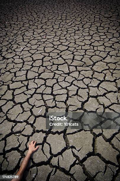 Photo libre de droit de Fissures Dans Un Monde banque d'images et plus d'images libres de droit de Aride - Aride, Changement climatique, Craquelé