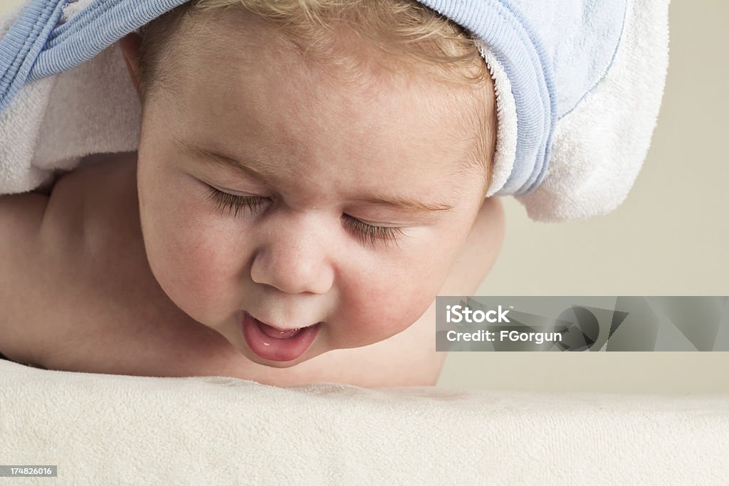 Banho de Bebé - Royalty-free 6-11 meses Foto de stock