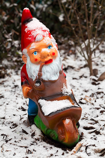 istock Garden Gnome in Winter 174826273