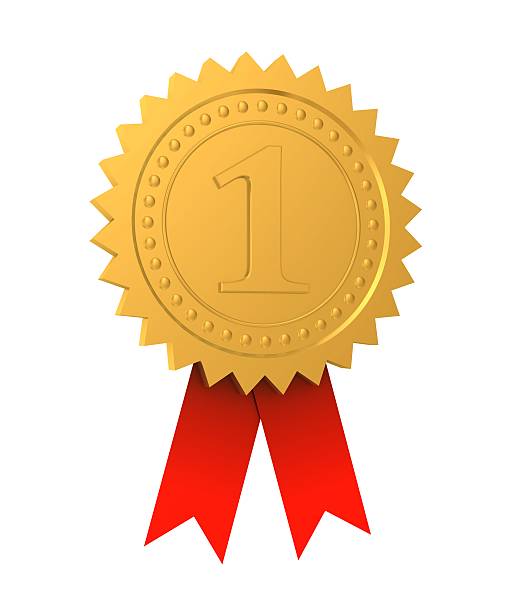 istock First place award ribbon Gold medal 174826439