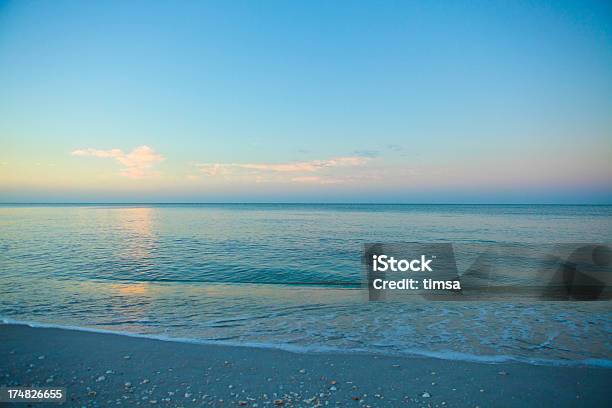 Empty Beach With Clear Subtropical Waters Stock Photo - Download Image Now - Backgrounds, Bay of Water, Beach