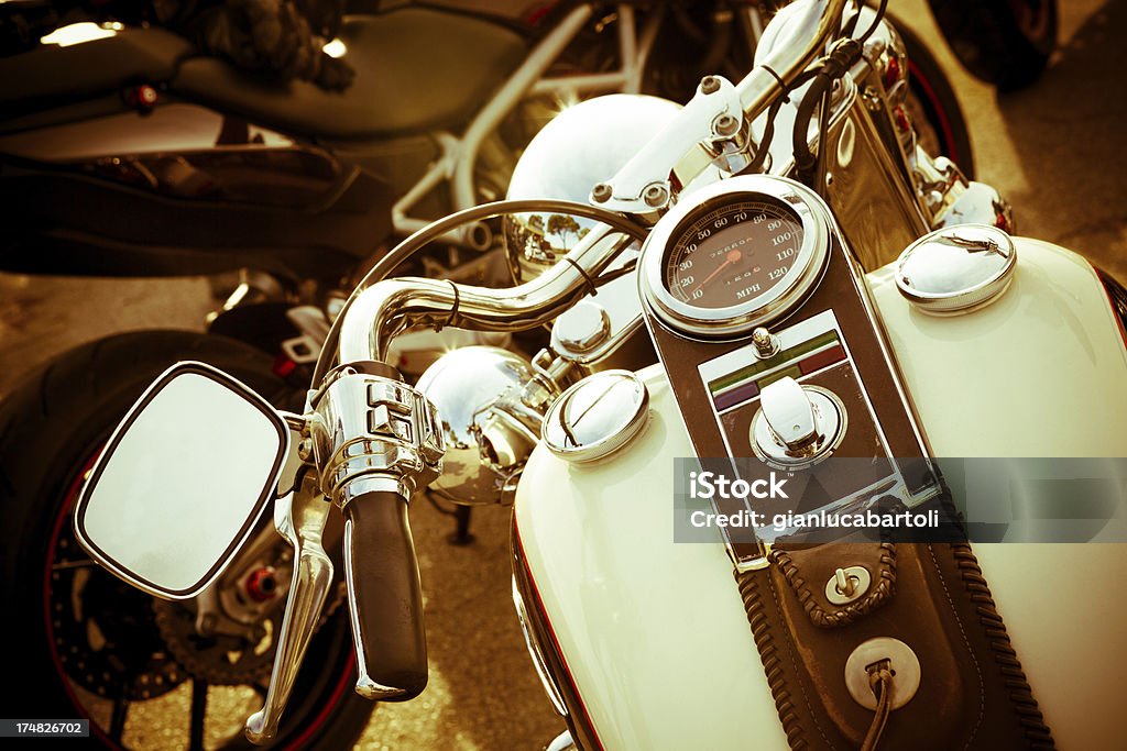 Motorcycle Motorcycle from above.More images like this Armored Tank Stock Photo