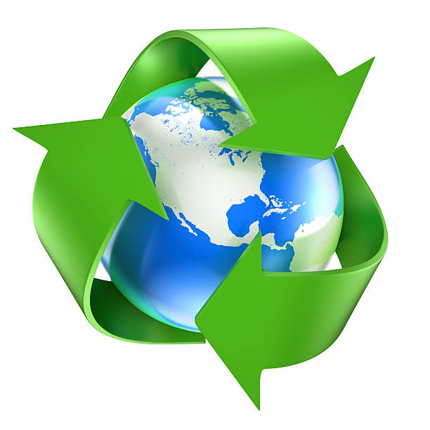istock Earth in Recycle symbol - isolated with clipping path 174826775