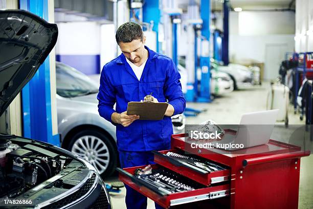 Everything Checks Out Stock Photo - Download Image Now - Laptop, Toolbox, Adult