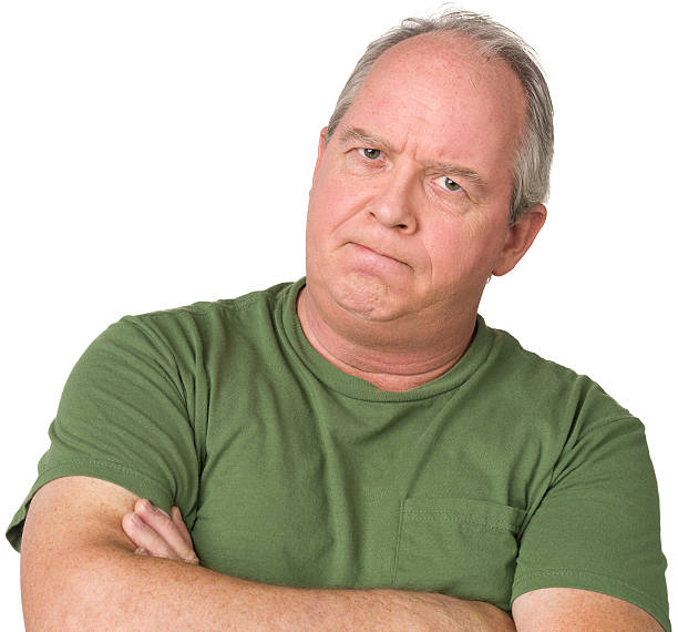 istock Irritated Mature Man With Arms Crossed 174826986